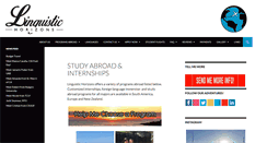 Desktop Screenshot of linguistichorizons.com